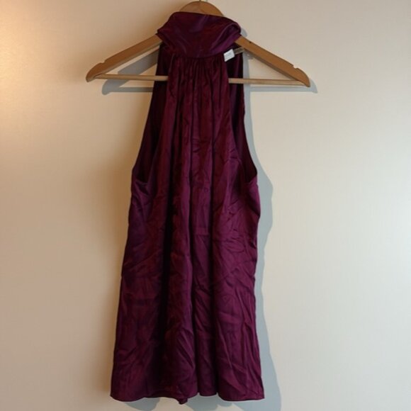 Ramy Brook Women's Lori Silk Halter Top Large - Picture 5 of 12